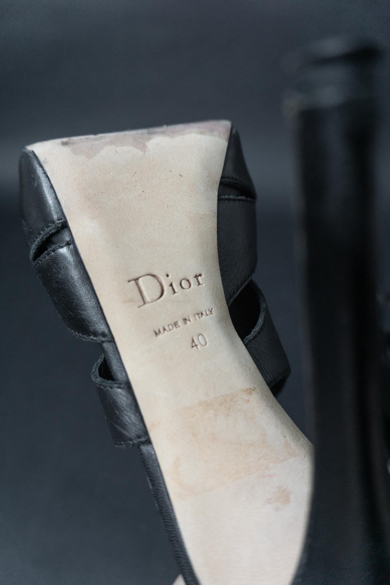 Vintage Christian Dior Extreme Gladiator Heels aus 2003, 40