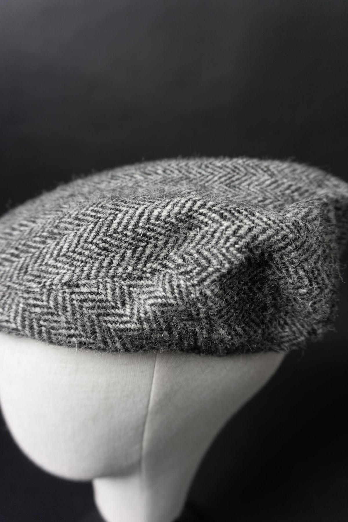 Vintage Lawrence & Foster Schiebermütze aus Yorkshire Tweed