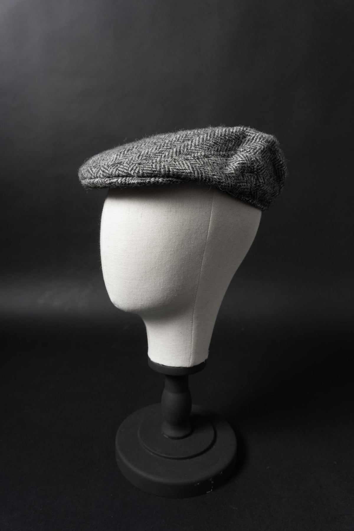 Vintage Lawrence & Foster Schiebermütze aus Yorkshire Tweed