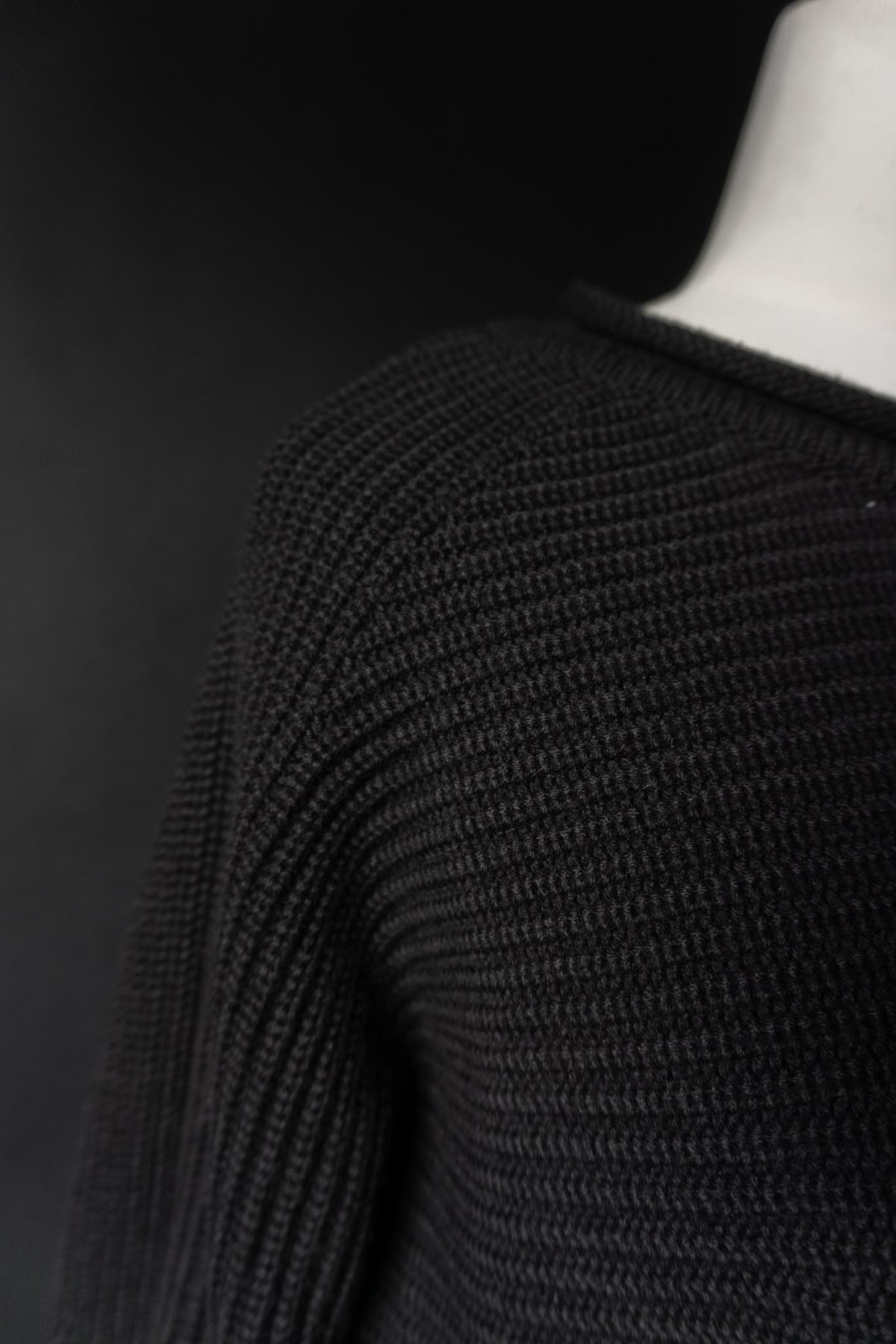 Vintage 90s Carlo Colucci Pullover – Schwarz, XS-S