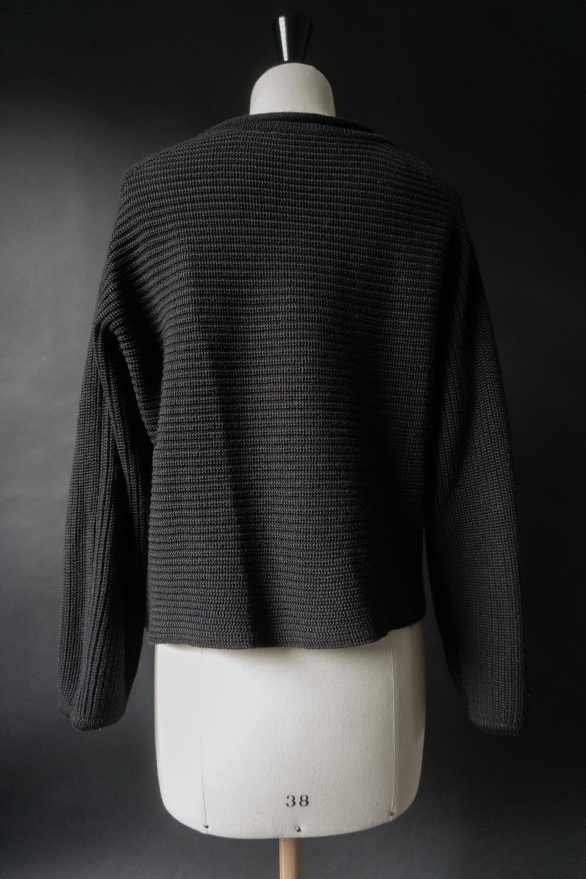 Vintage 90s Carlo Colucci Pullover – Schwarz, XS-S
