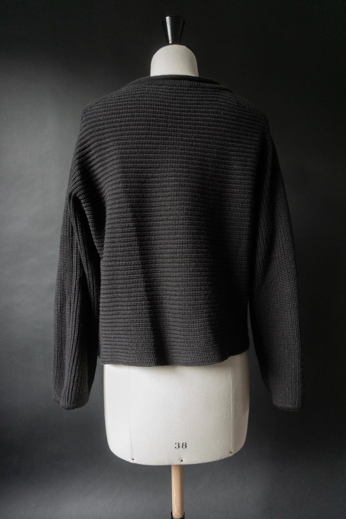 Vintage 90s Carlo Colucci Pullover – Schwarz, XS-S