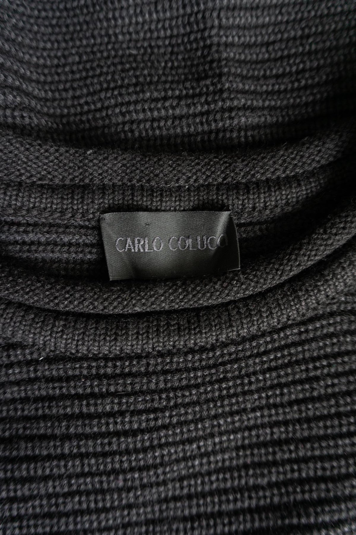 Vintage 90s Carlo Colucci Pullover – Schwarz, XS-S