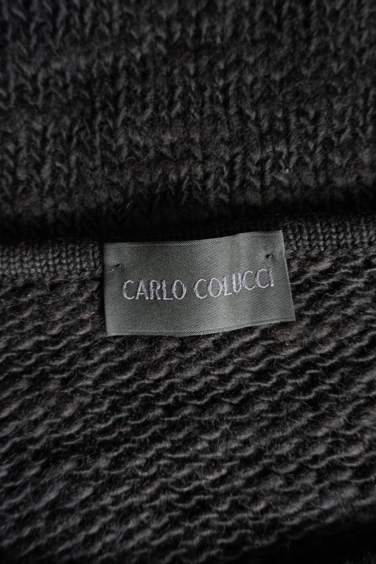 Vintage 90s Goth Pullover, Carlo Colucci, S–M