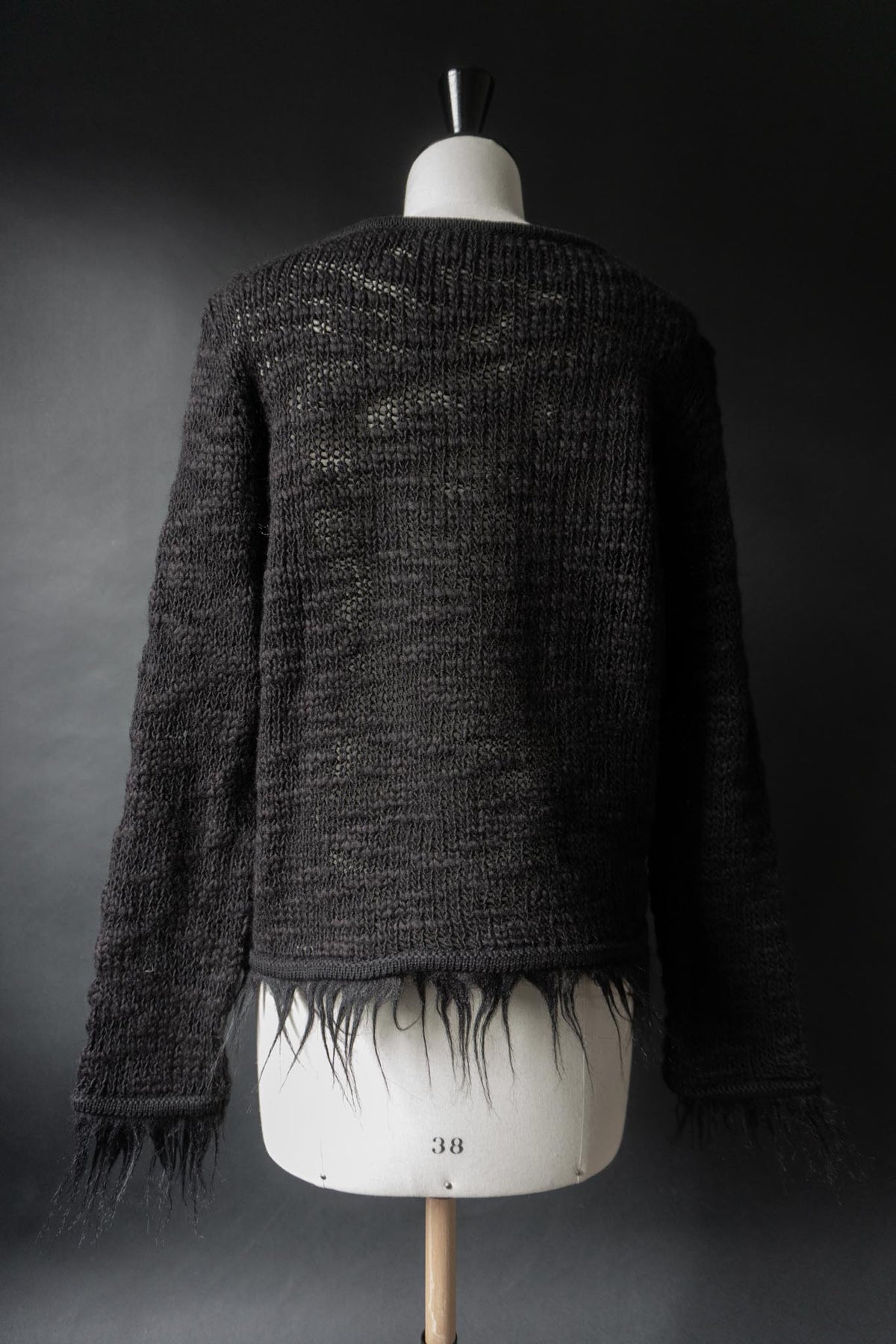 Vintage 90s Goth Pullover, Carlo Colucci, S–M