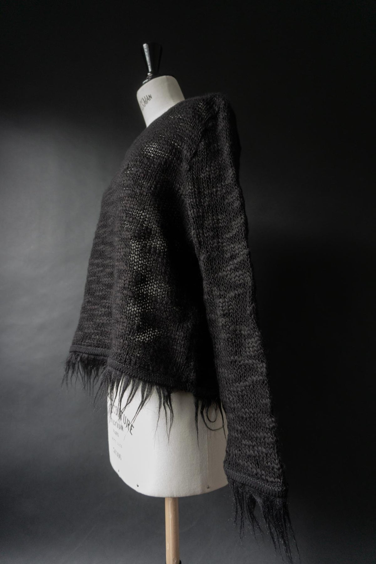 Vintage 90s Goth Pullover, Carlo Colucci, S–M