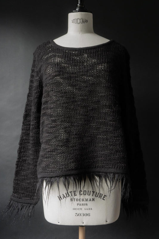 Vintage 90s Goth Pullover, Carlo Colucci, S–M
