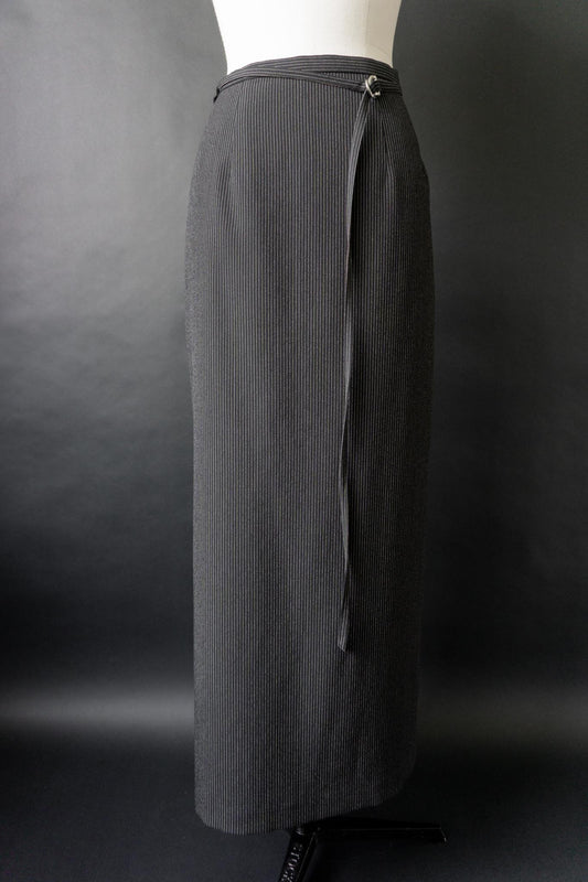 Vintage 90s Maxirock, Pinstripe, S–M