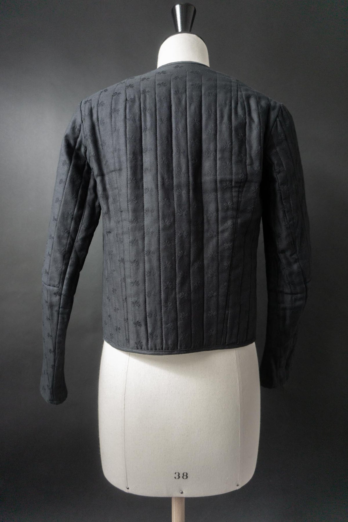 Vintage Steppjacke, Midnight, Jacquardstruktur, XS–S