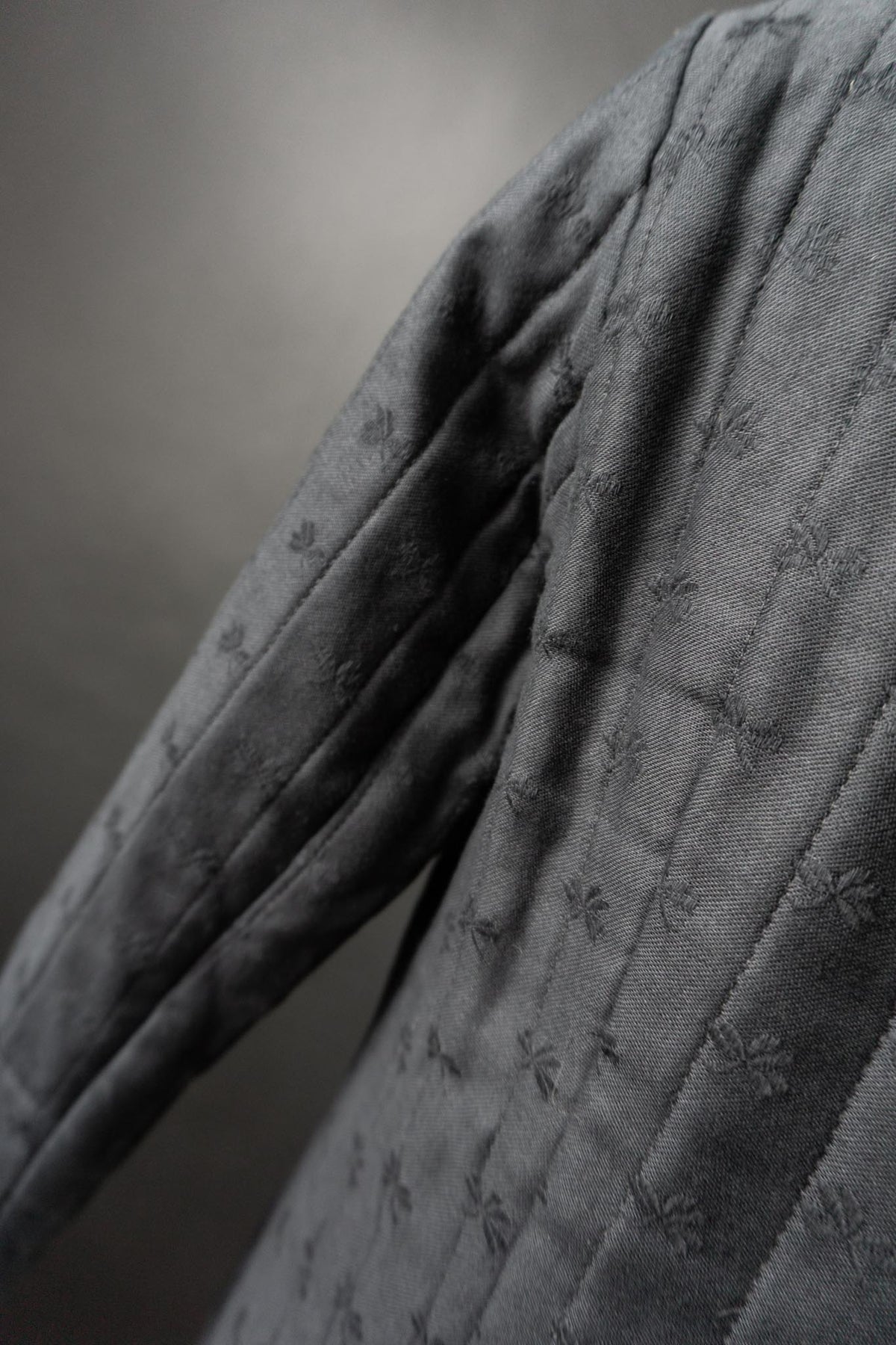 Vintage Steppjacke, Midnight, Jacquardstruktur, XS–S