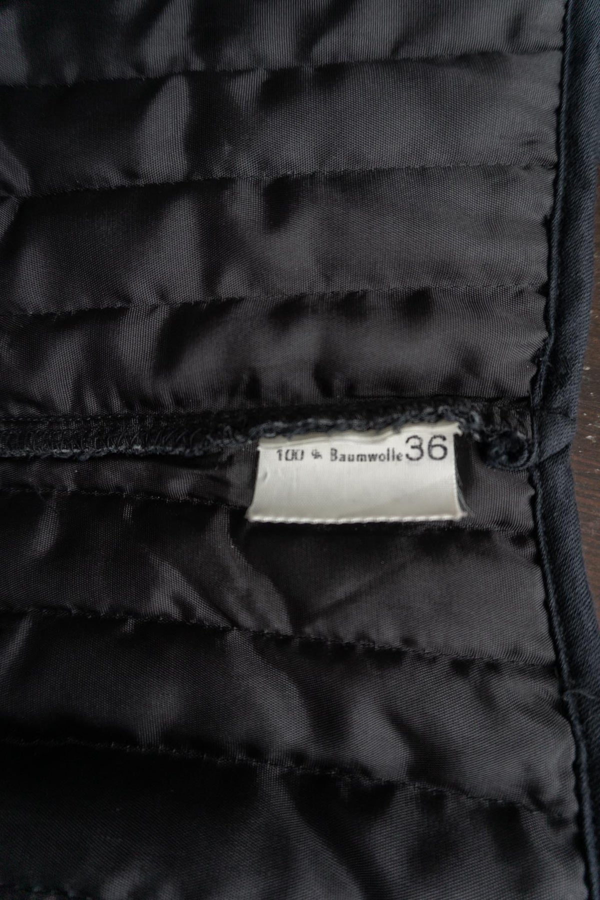 Vintage Steppjacke, Midnight, Jacquardstruktur, XS–S