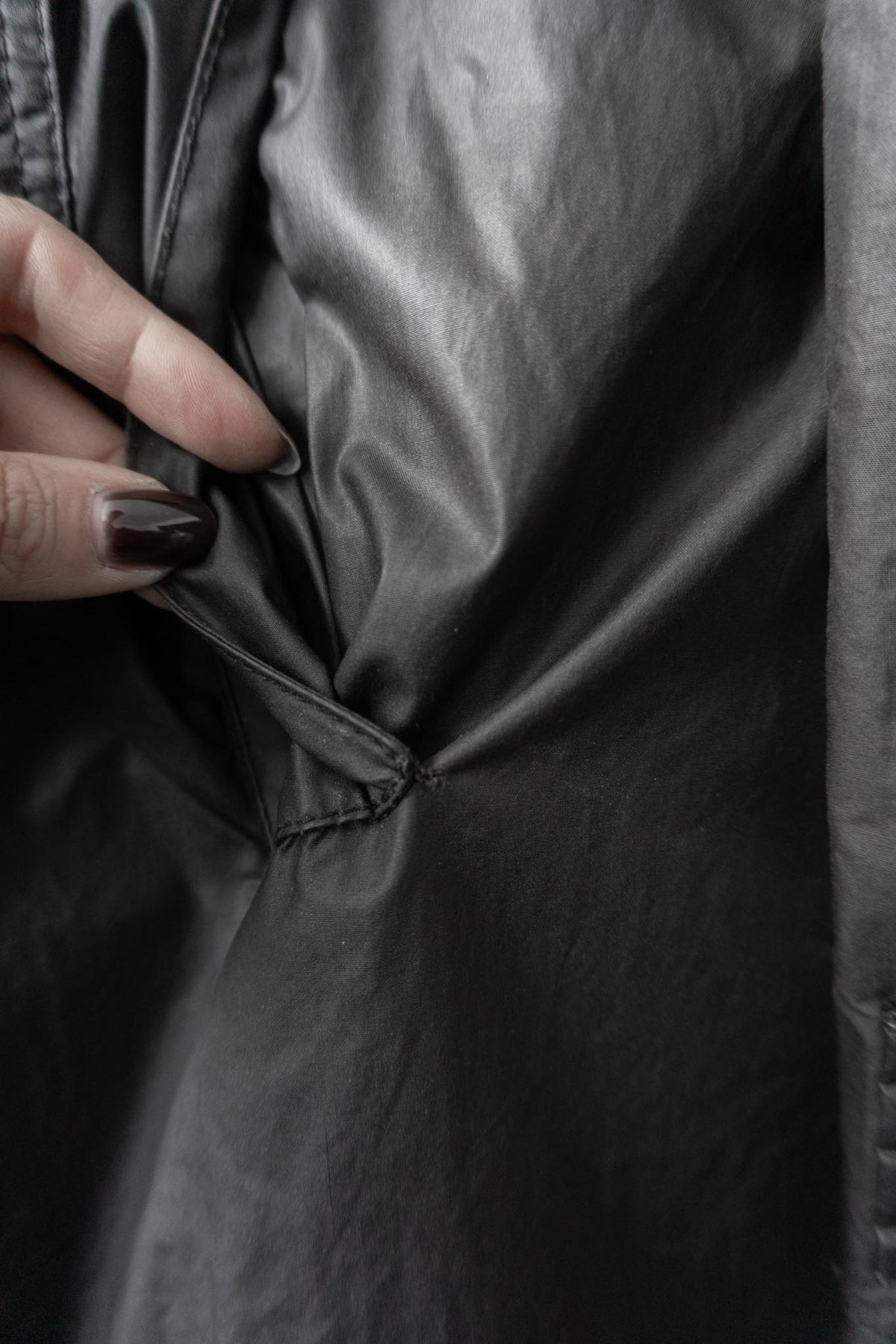 Vintage Belstaff Wachsmantel, Schwarz, S–M