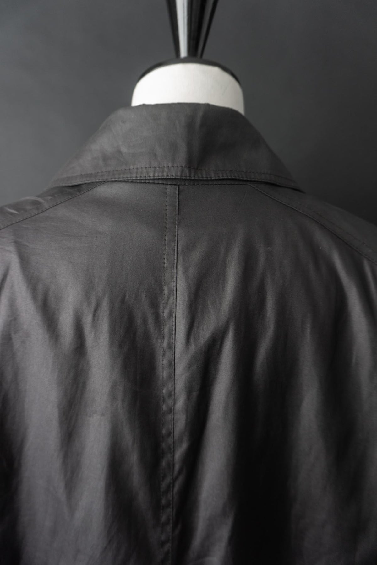 Vintage Übergangsmantel in A-Linie mit Zipper, M–L