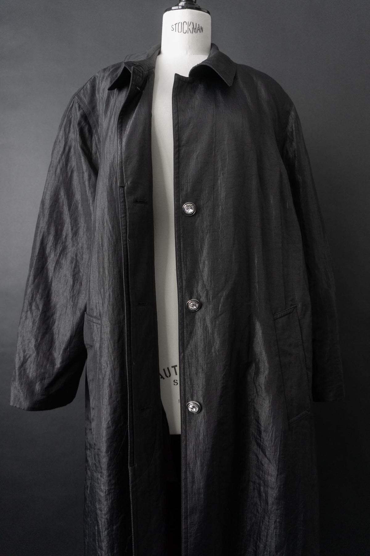 Vintage 80s Laurel Mantel, Schmuckknöpfe, M–L