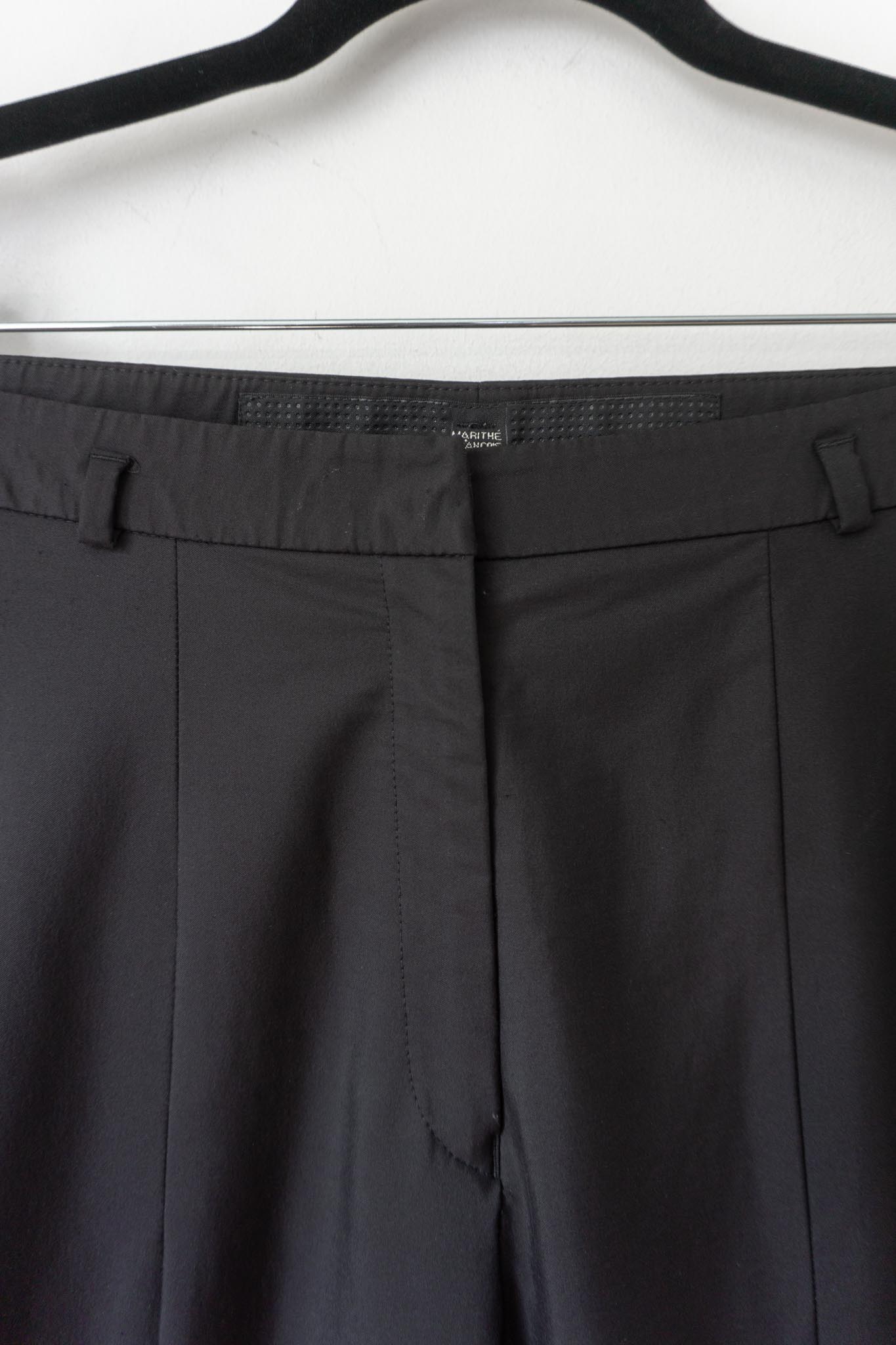 Vintage Marithe Francois Girbaud Hose, Schwarz, S-M theplaincircle vintage