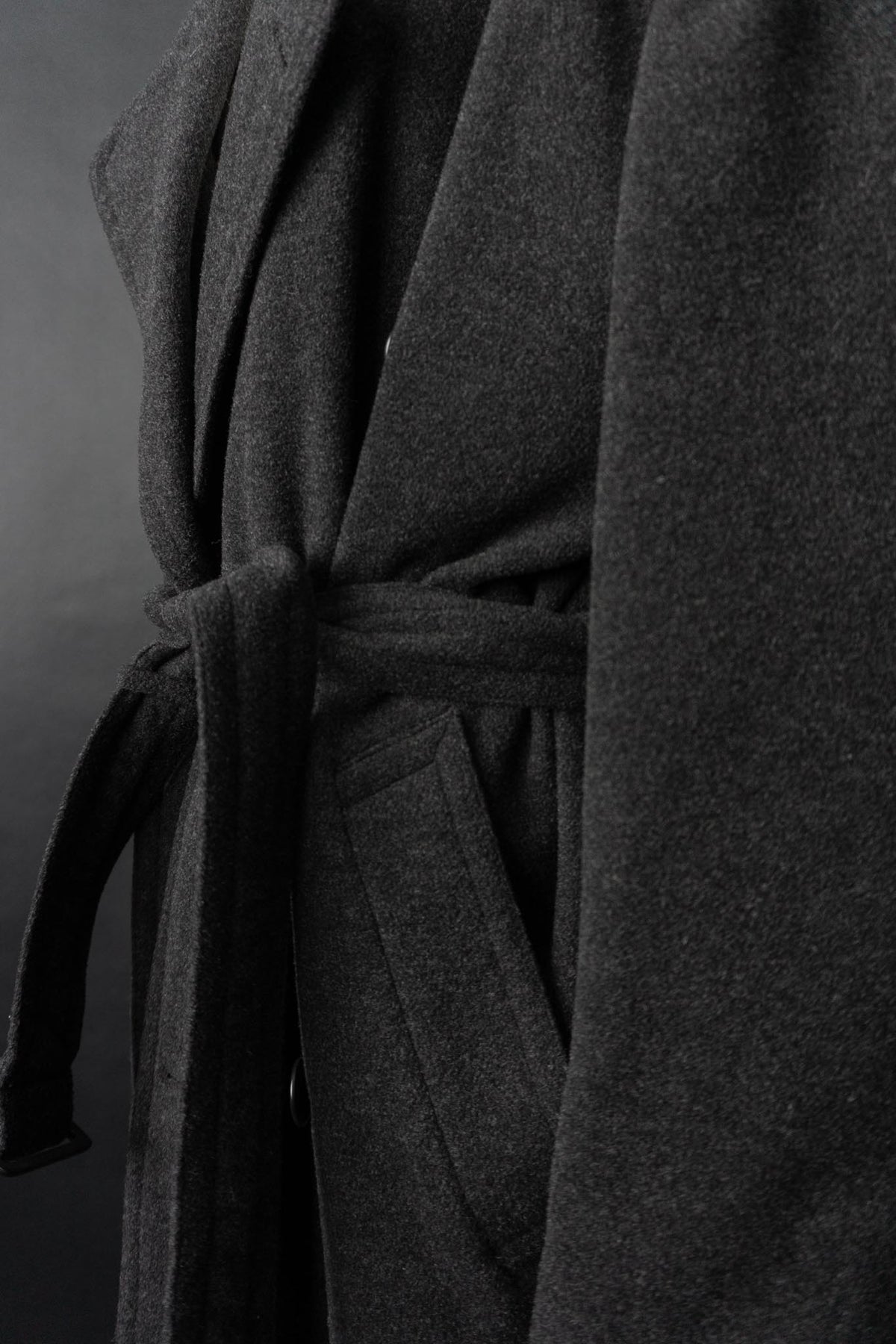 Vintage 90s Hugo Boss Trenchcoat, Wolle, M–XL