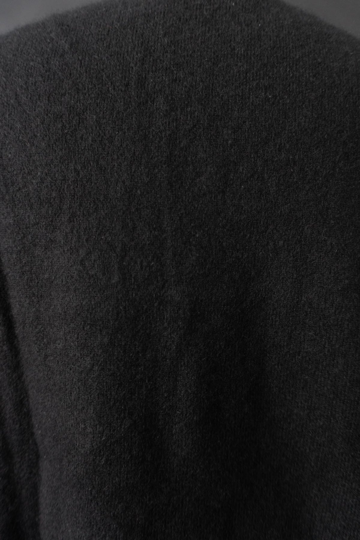 Vintage 90s Kaschmir Pullover, Schwarz, XS–S