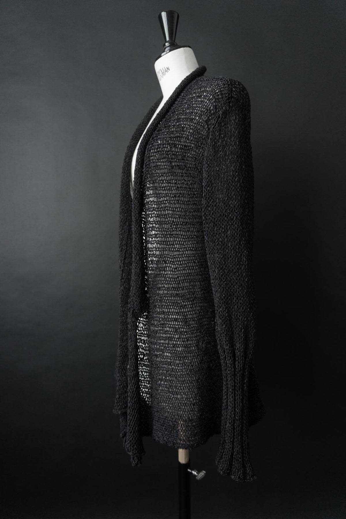 Vintage witchy Cardigan, Seide, S–M