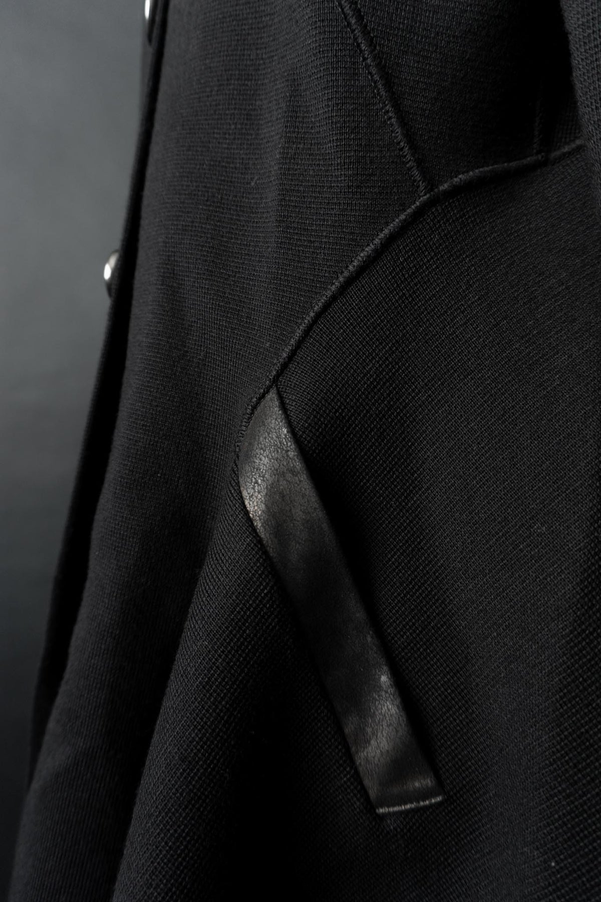 Vintage Y2K Cardigan Avantgarde, Schwarz, M–L