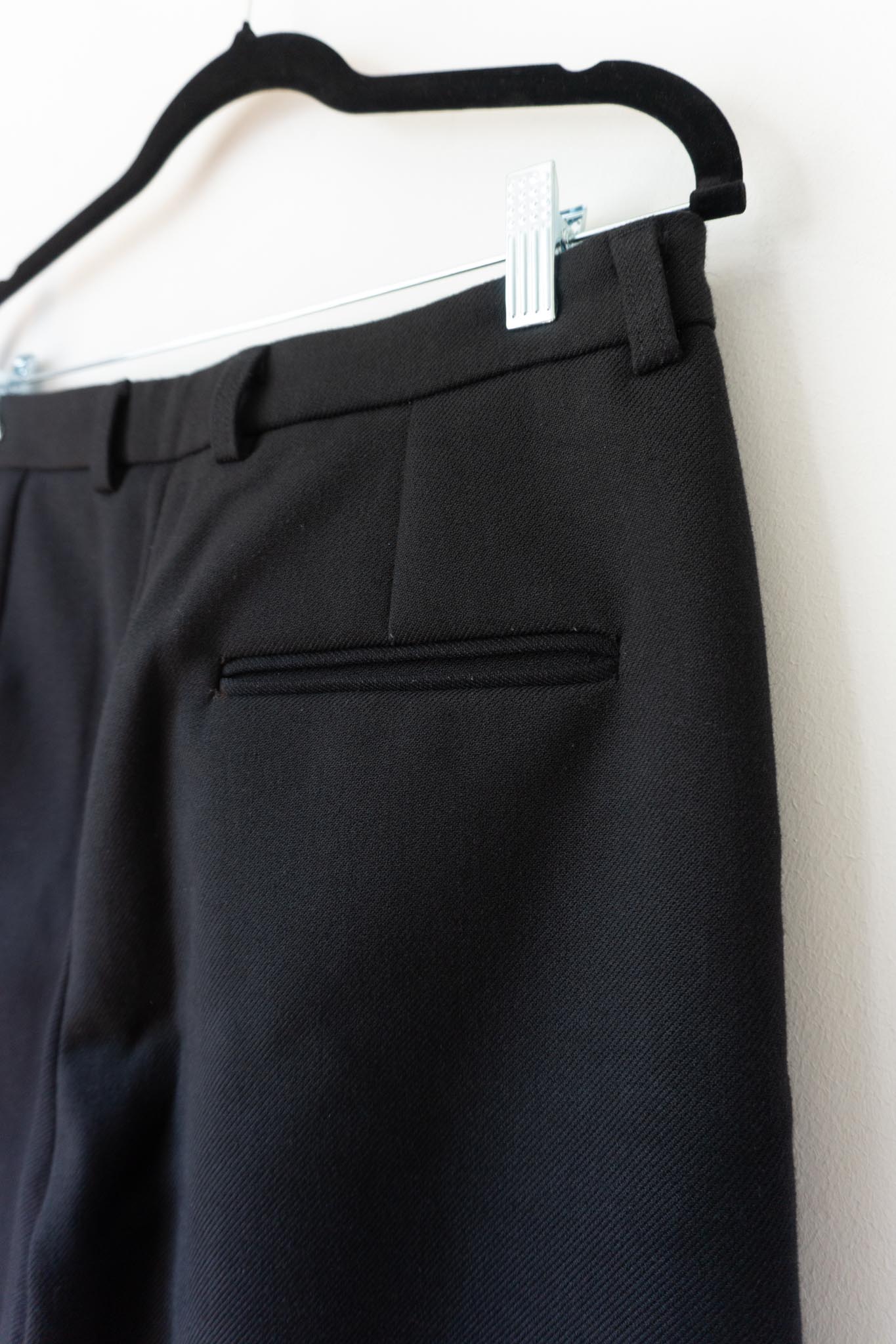 Toteme Barrel Leg Hose, Schwarz, M–L theplaincircle vintage