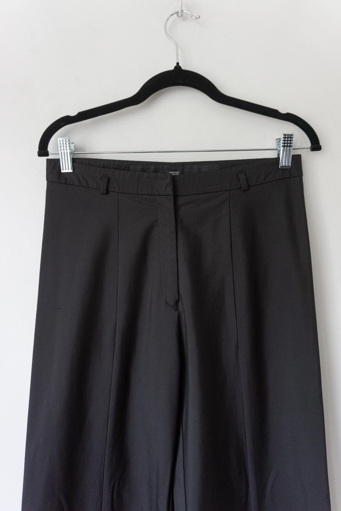 Vintage Marithe Francois Girbaud Hose, Schwarz, S-M theplaincircle vintage