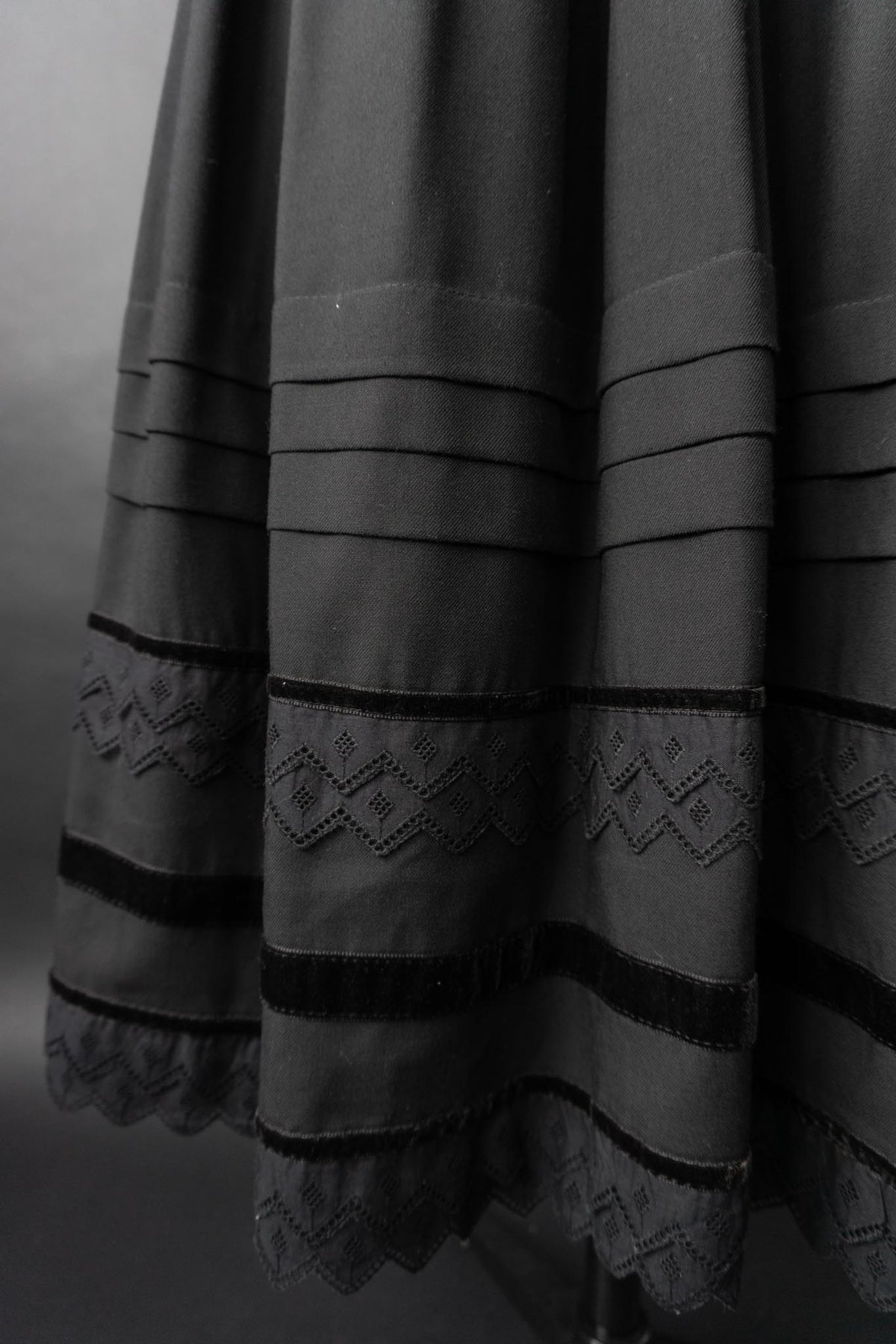 Vintage Maxirock, Dark Folklore, Schwarz, L–XL