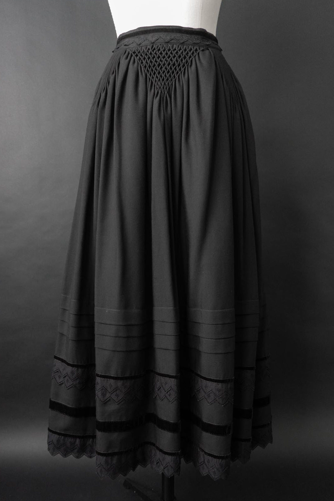 Vintage Maxirock, Dark Folklore, Schwarz, L–XL