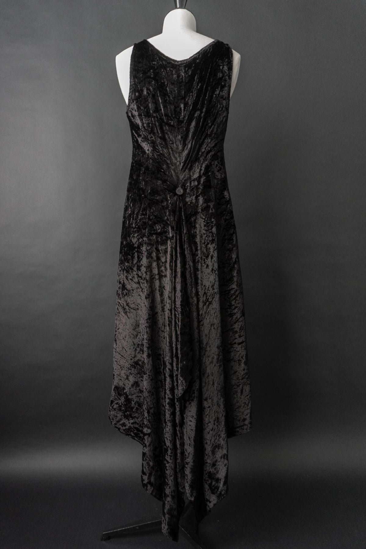 Vintage 90s Samtkleid, Witchy, M–L