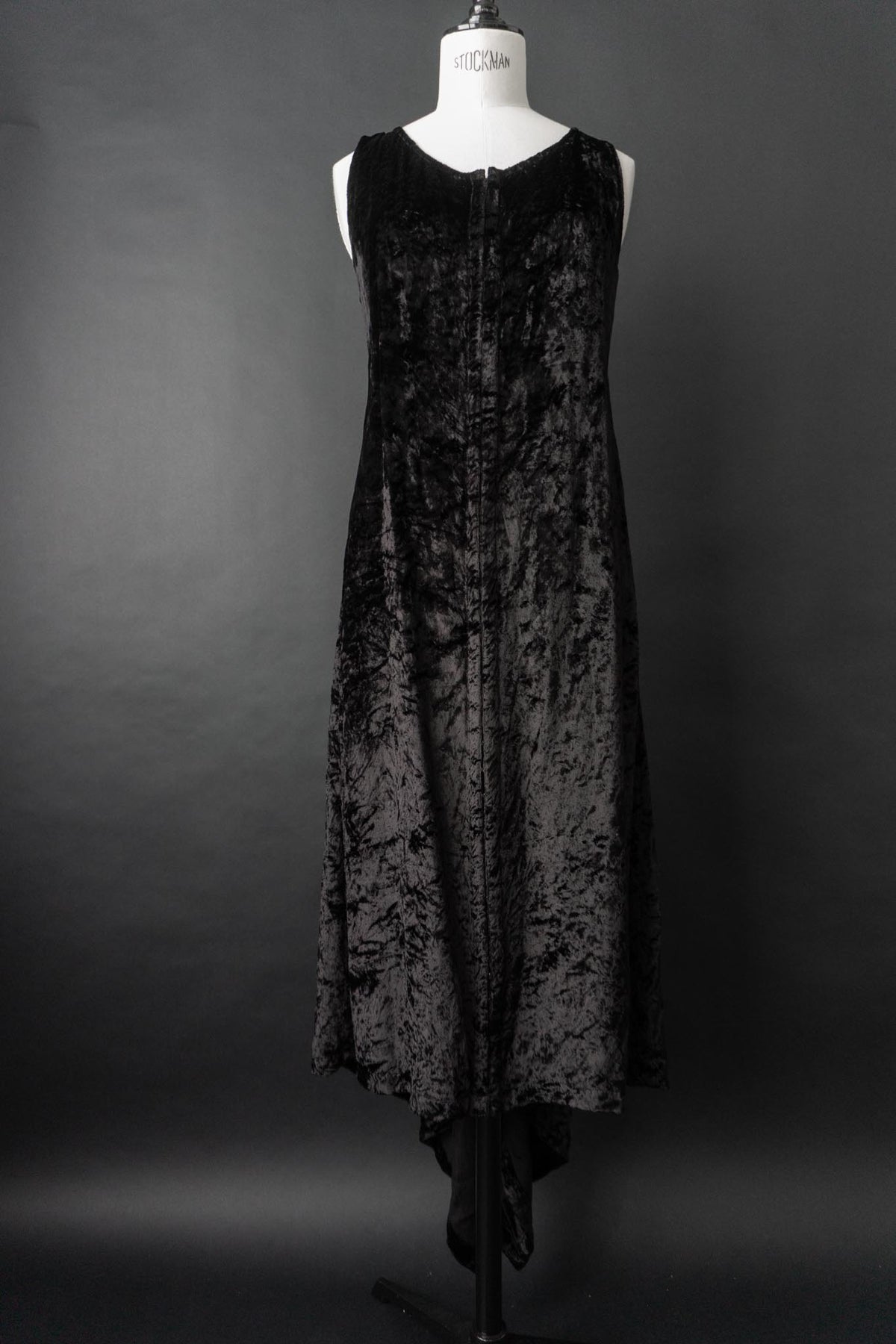 Vintage 90s Samtkleid, Witchy, M–L