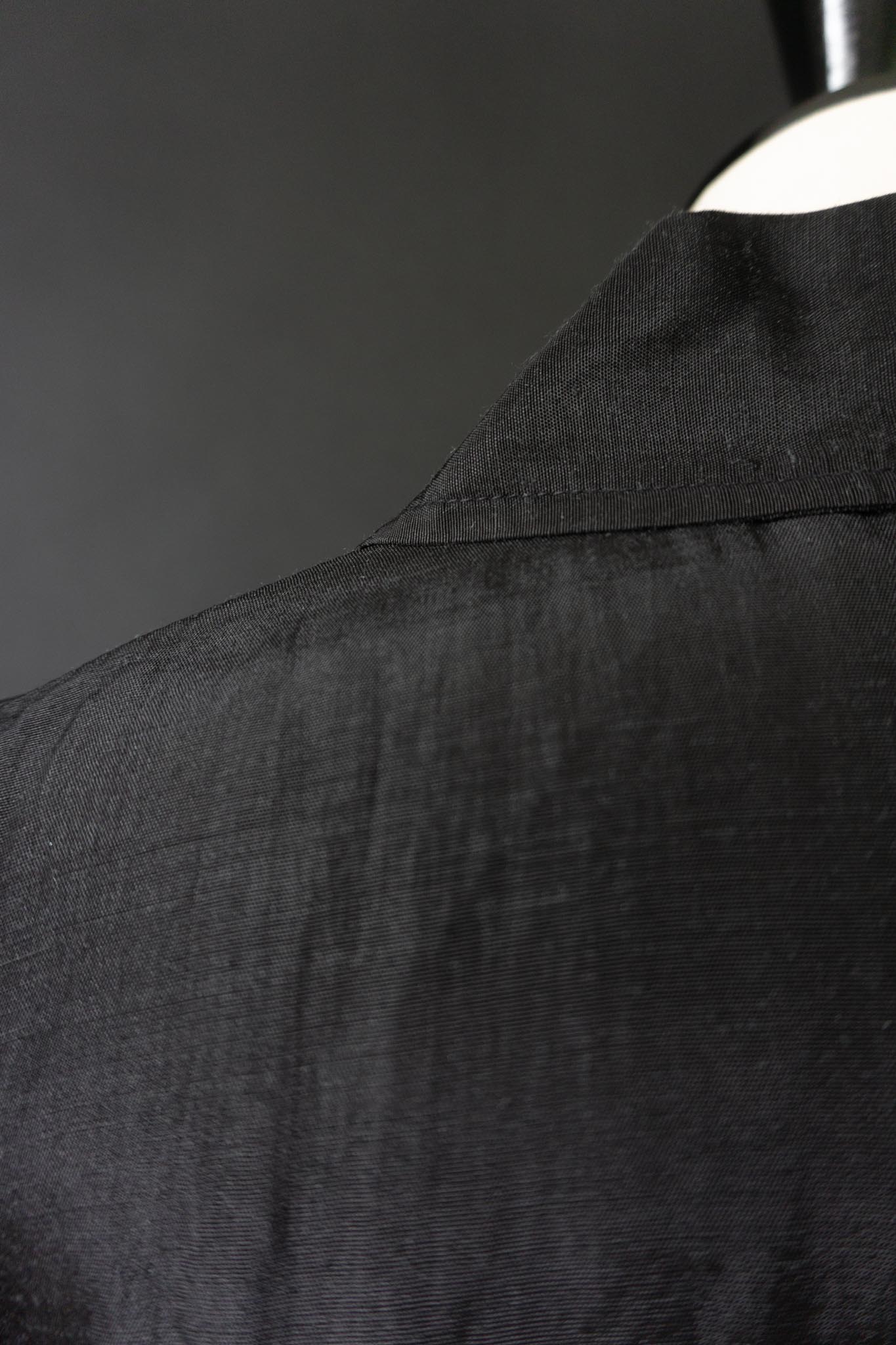 Vintage Bluse aus Leinen, Perlmuttknöpfe, S–M