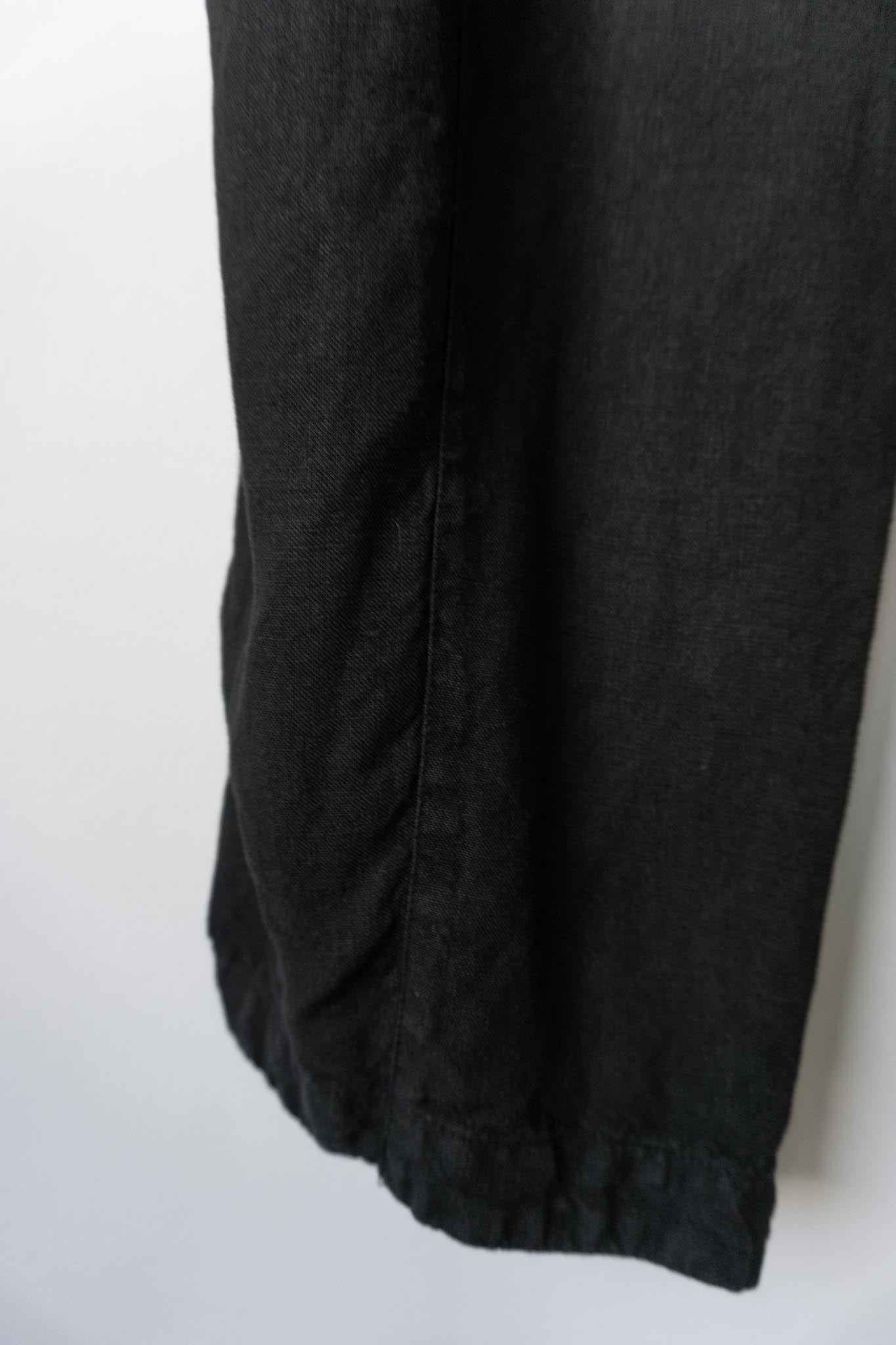 Vintage Leinenhose OSKA, Schwarz, M–L