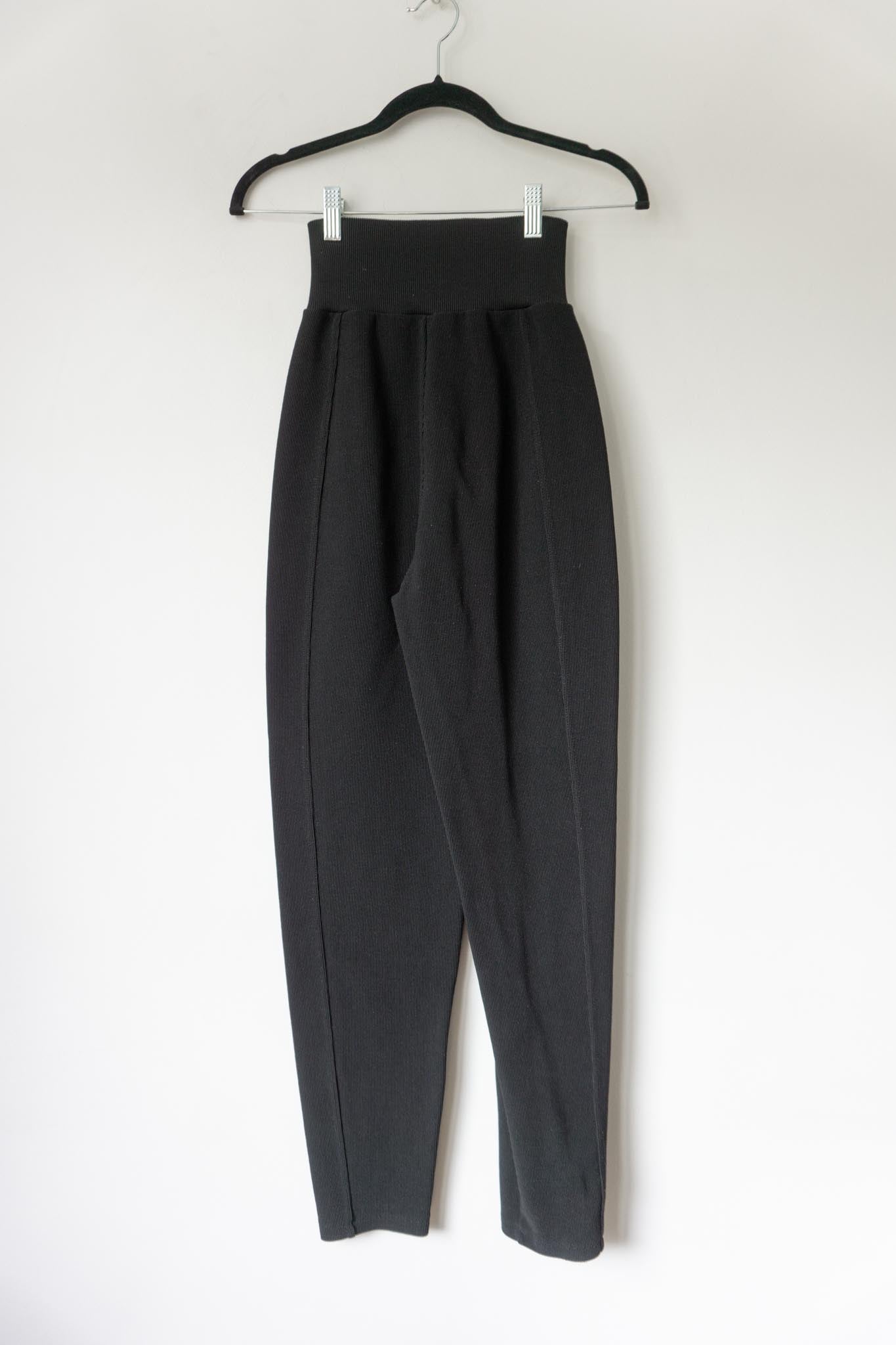 Vintage Leggings strechy mit Zipper, Highwaist, XS–S theplaincircle vintage