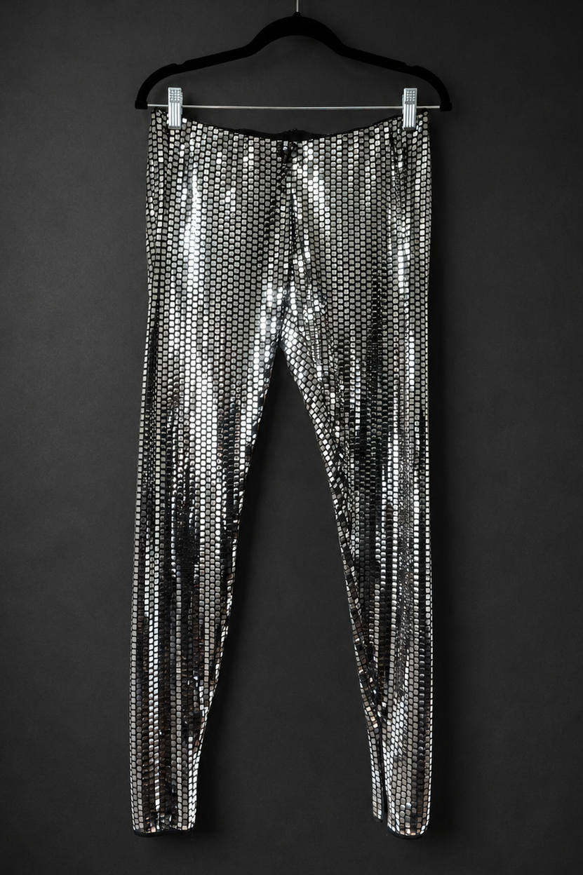 Maison Martin Margiela for H&M Designer-Kollektion silberne leggings