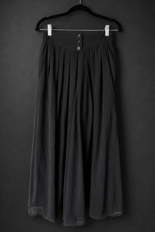 Vintage 80s wide leg Culotte, Hosenrock, S-M theplaincircle vintage