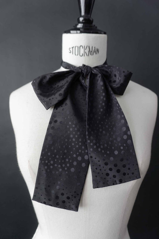 Vintage Schleifen-Krawatte Seide theplaincircle vintage