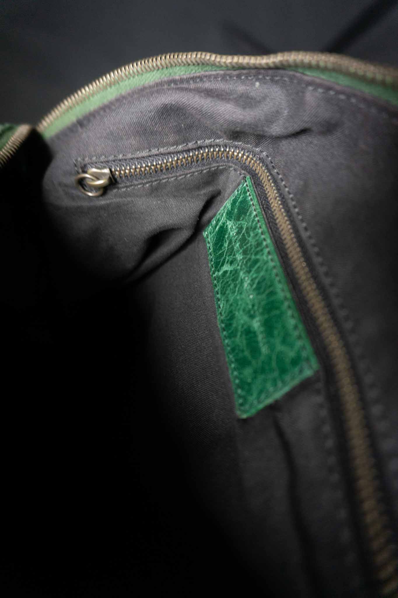 balenciaga motorcycle bag grün vintage