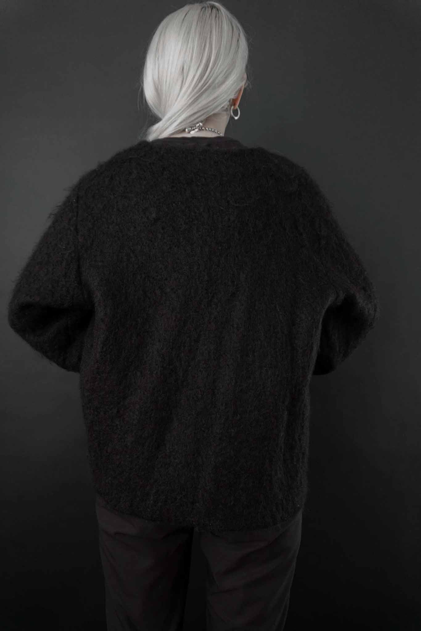 vintage gothic luxury mohair knit