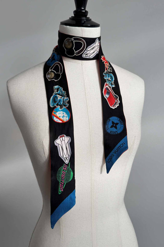 Louis Vuitton Seiden-Twilly Bandeau