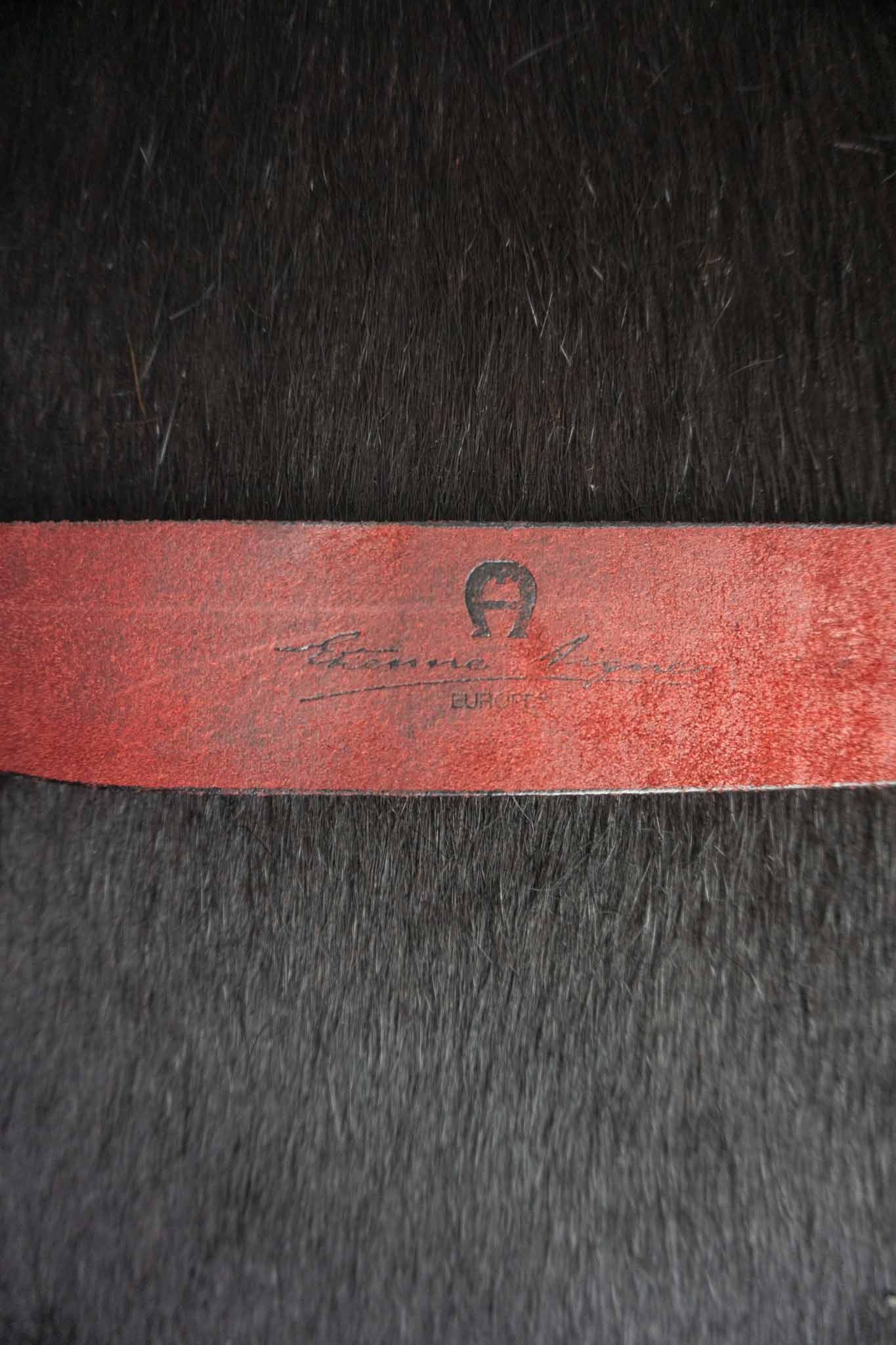 Vintage 70s Vintage Aigner Gürtel Rot Leder theplaincircle vintage