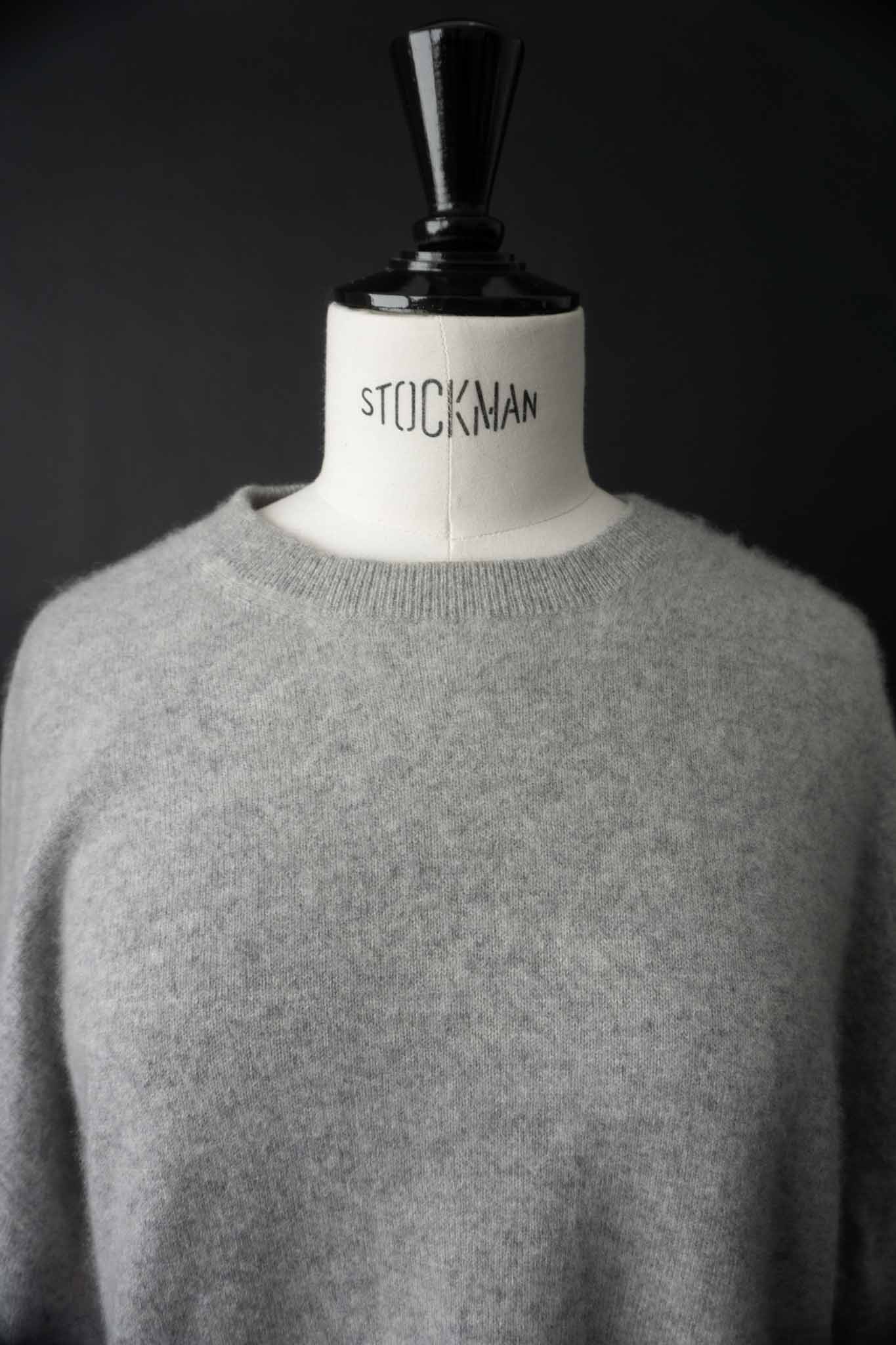 Vintage Kaschmirpullover grau Oversized