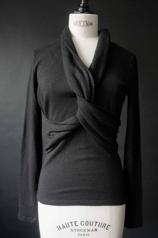 Vintage Bluemarine Pullover – Schwarze Wolle