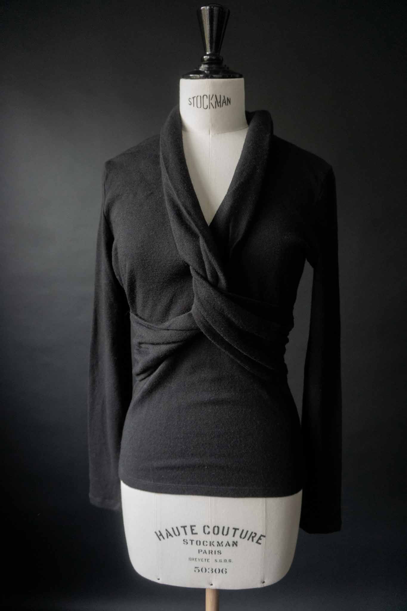 Vintage Bluemarine Pullover – Schwarze Wolle