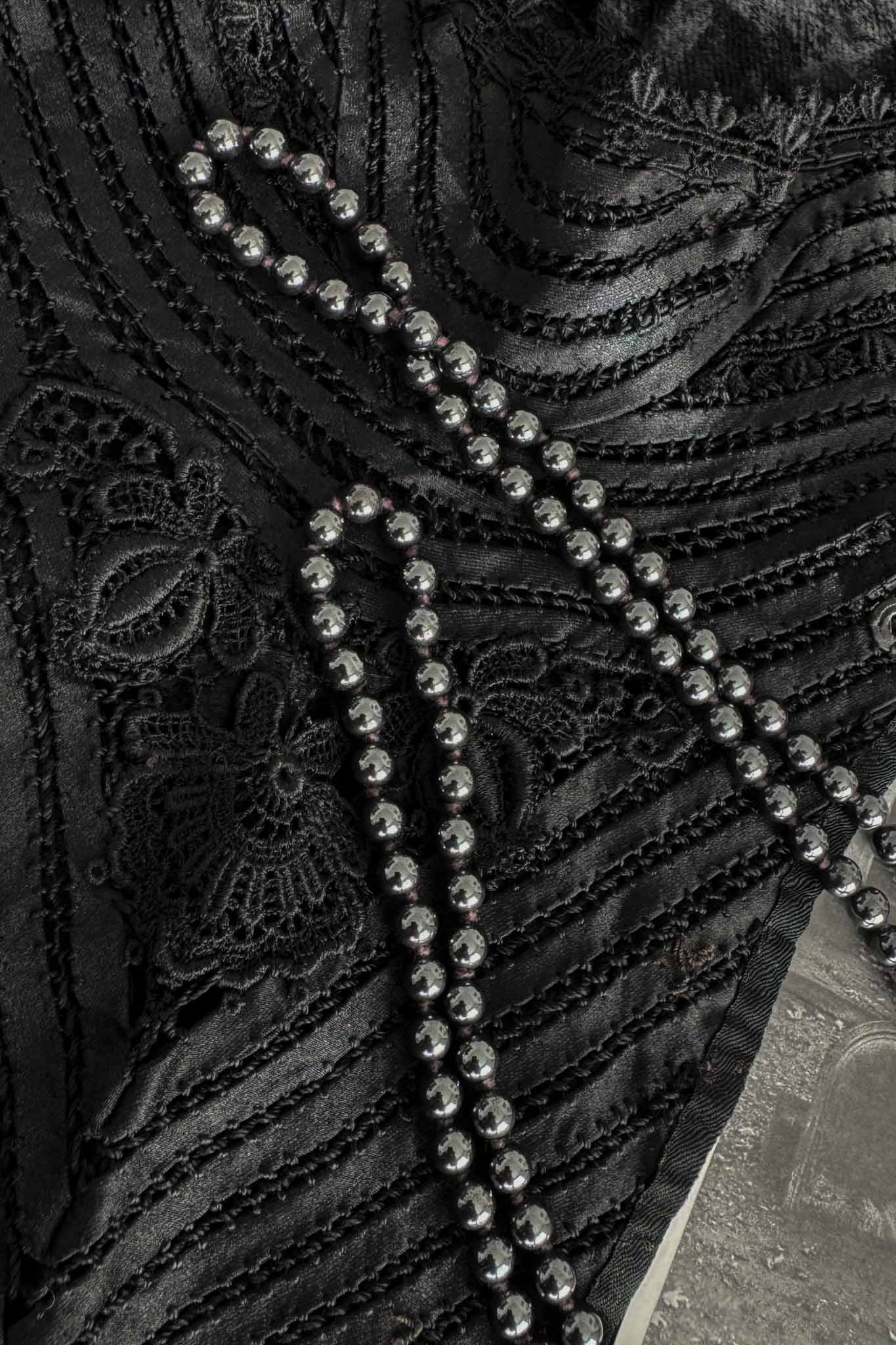 Klassische Hämatit Perlenkette – Edelstein Schmuckstück