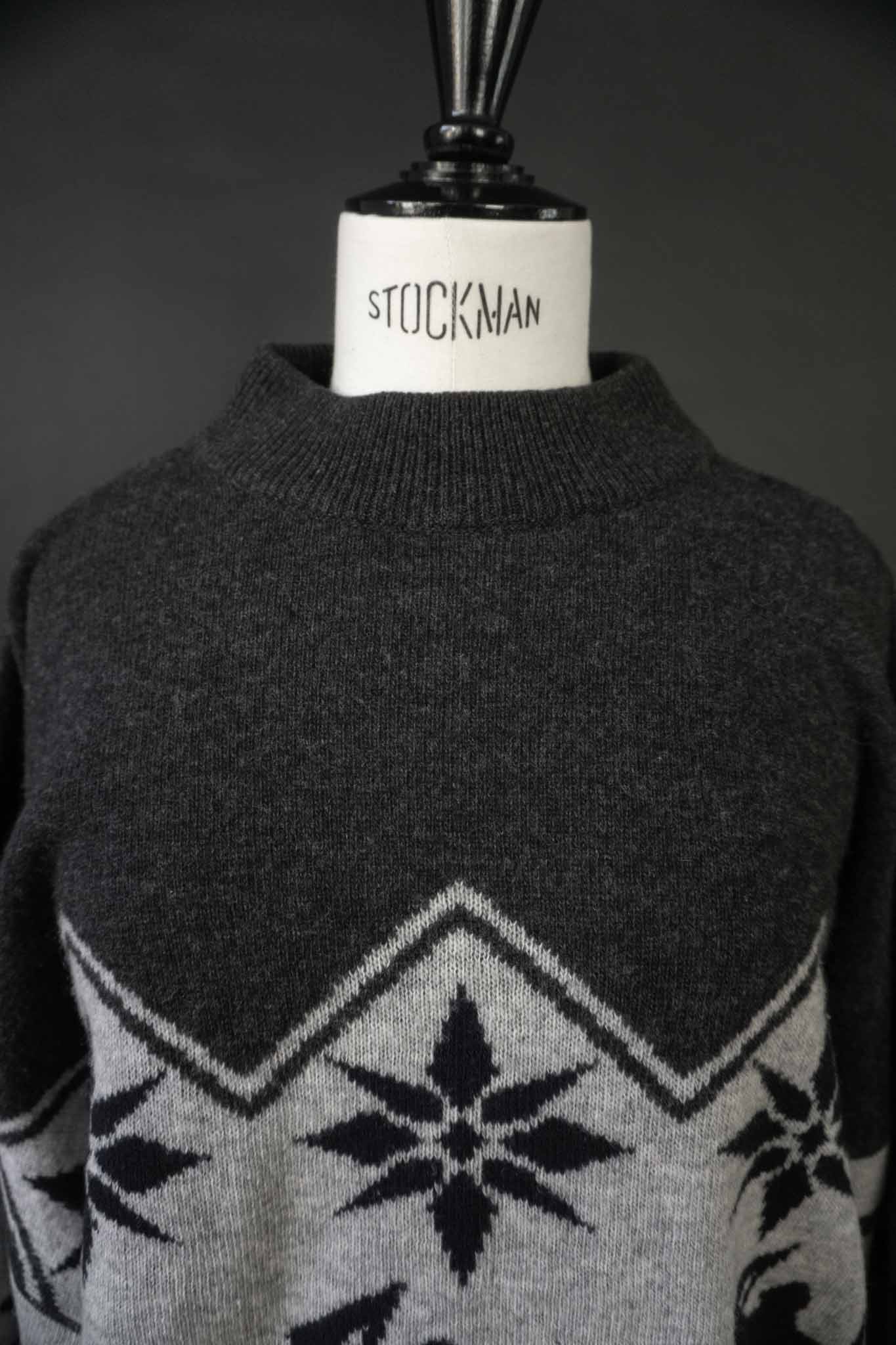 Vintage Les Copains Wollpullover mit Skimotiv – theplaincircle vintage
