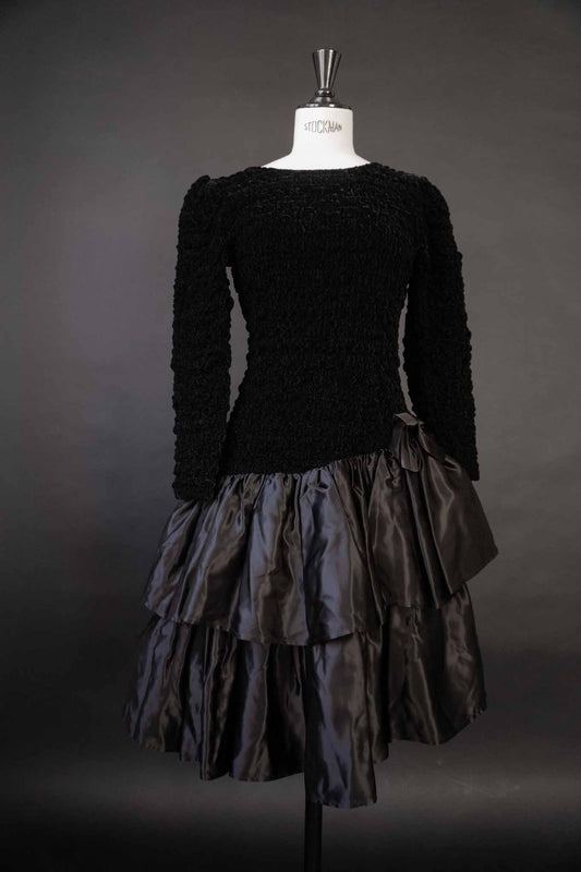 Vintage 80s Kleid, Goth, S–M theplaincircle vintage