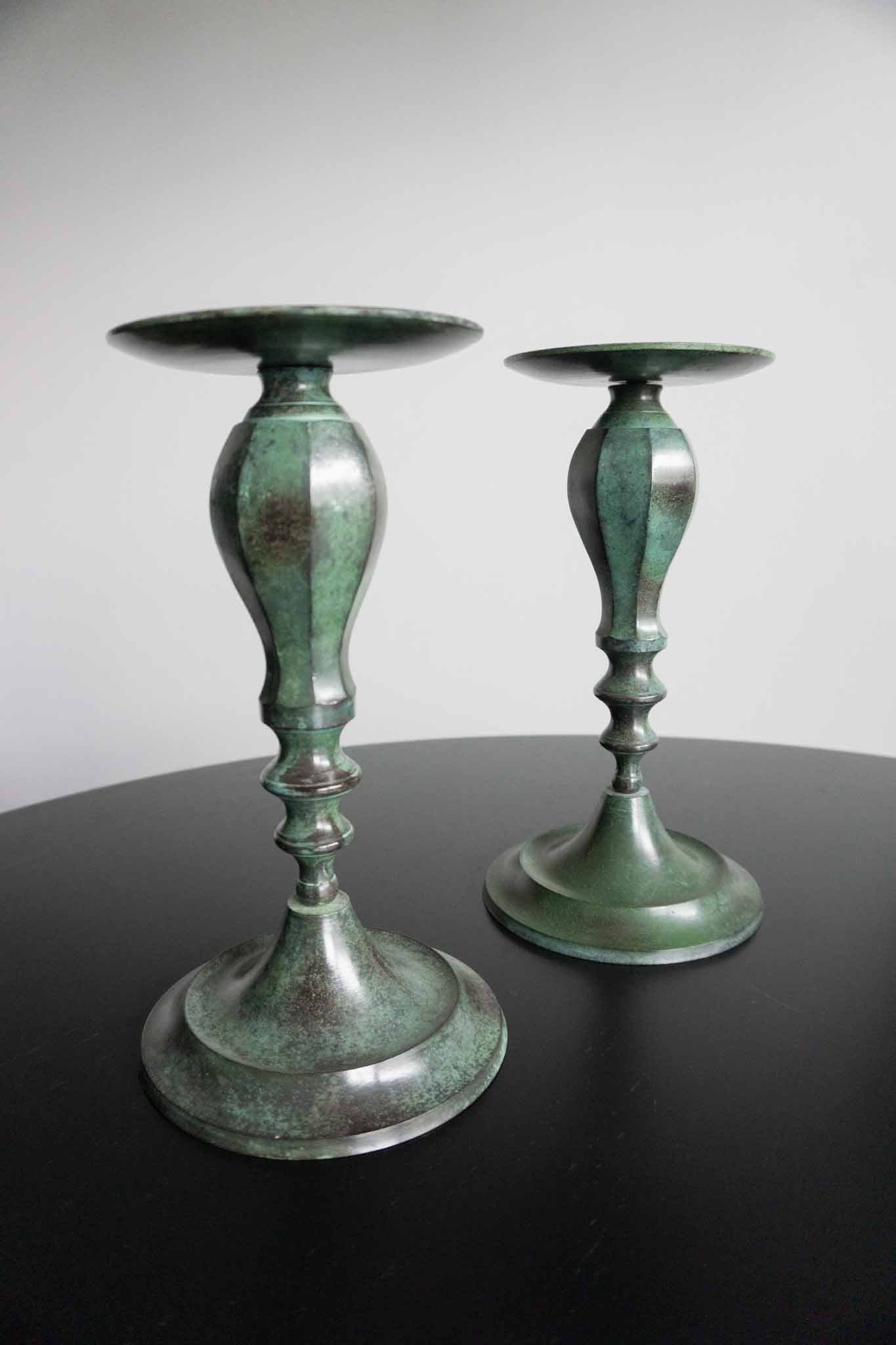 Vintage 2 Kerzenhalter theplaincircle vintage