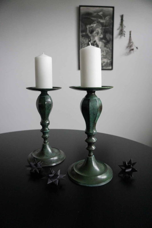 Vintage 2 Kerzenhalter theplaincircle vintage