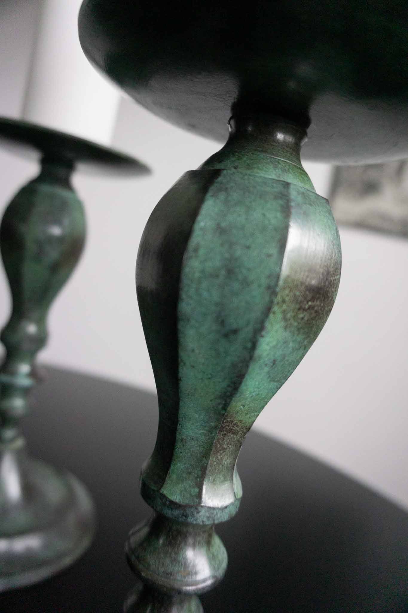 Vintage 2 Kerzenhalter theplaincircle vintage