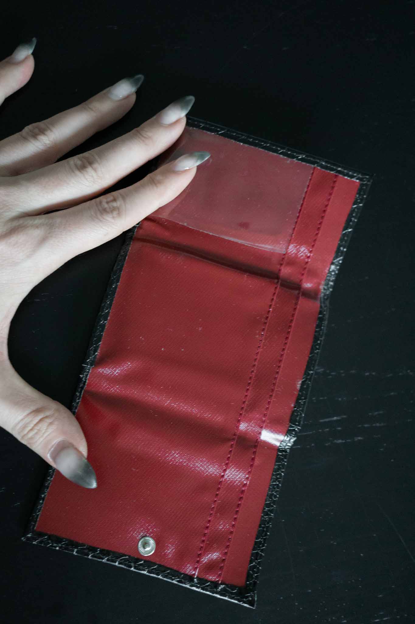 Vintage Geldbörse kroko theplaincircle vintage