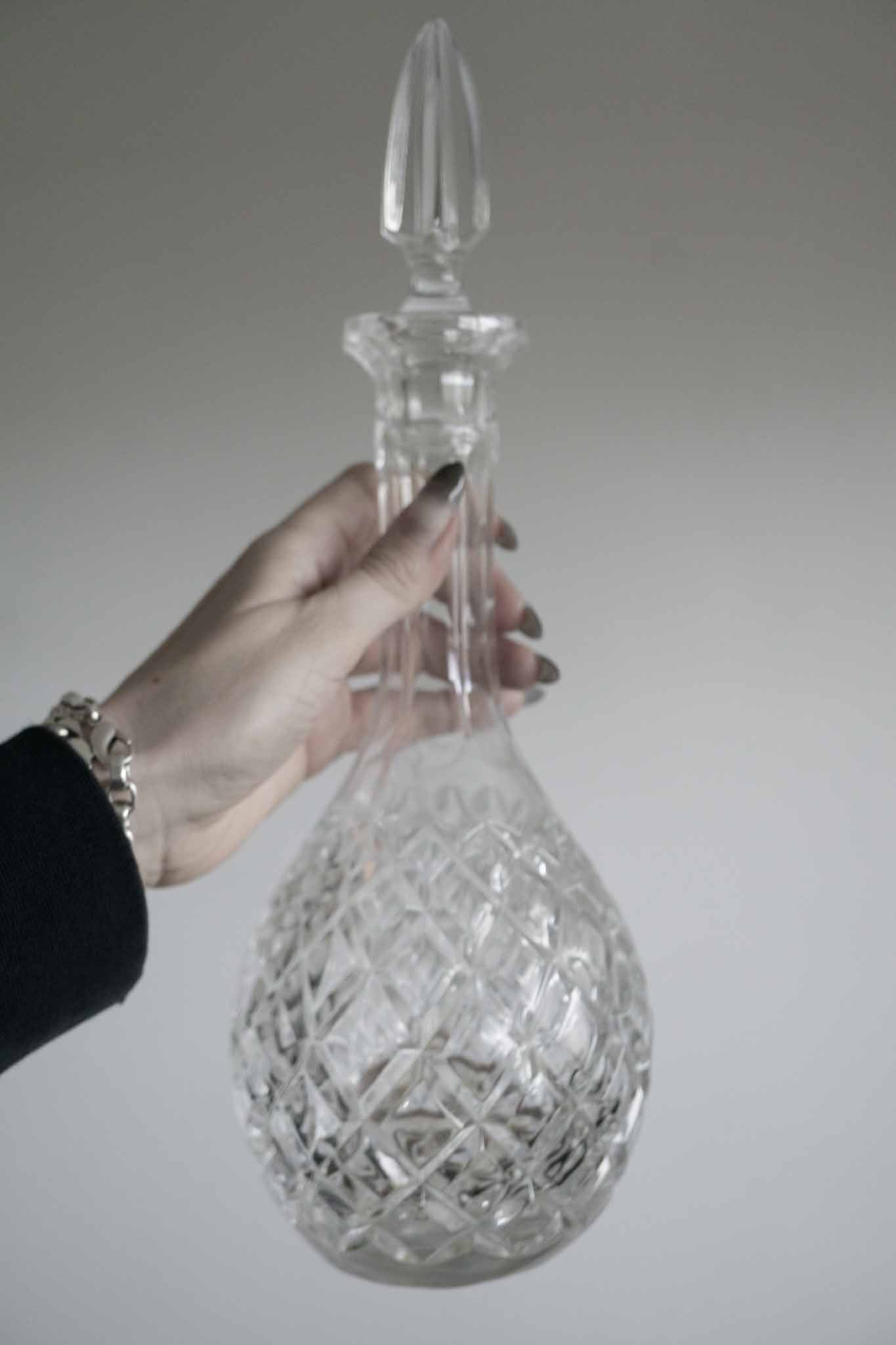 Vintage Kristall Karaffe theplaincircle vintage